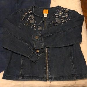 Designer Navy Blue Jean Jacket